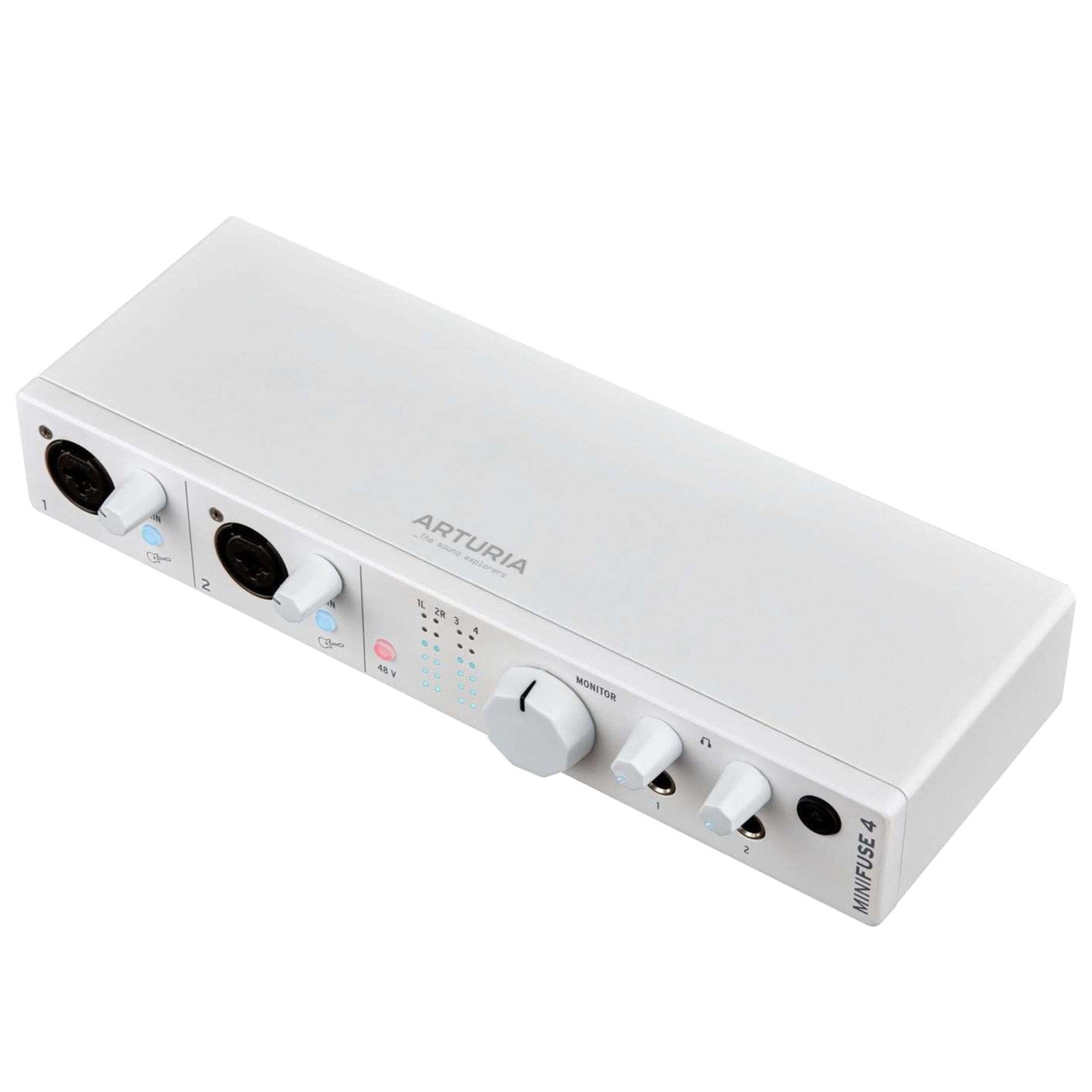 Arturia MiniFuse 4 USB-C Audio Interface - White Zoso Music