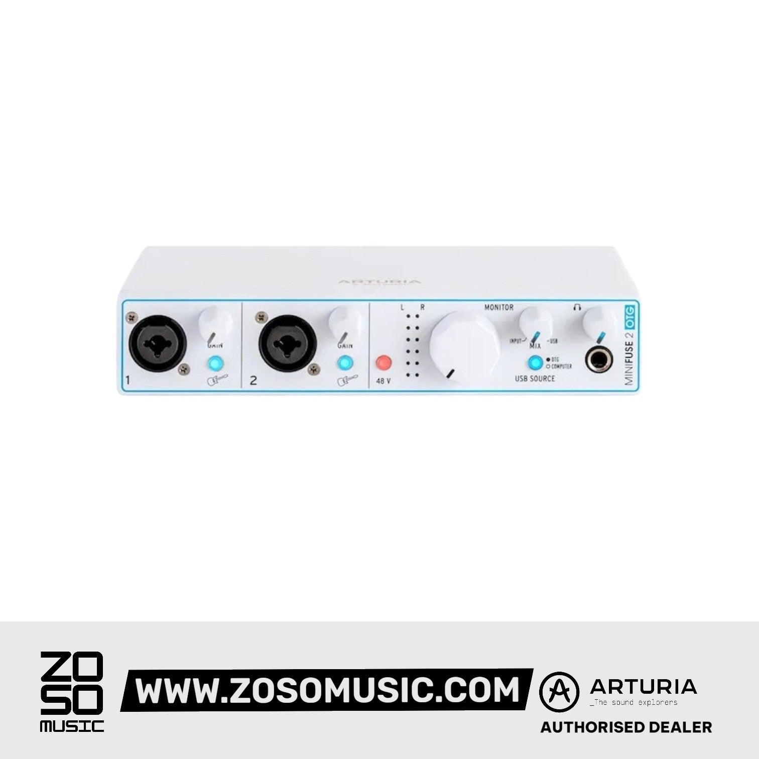 Arturia MiniFuse 2 OTG, White