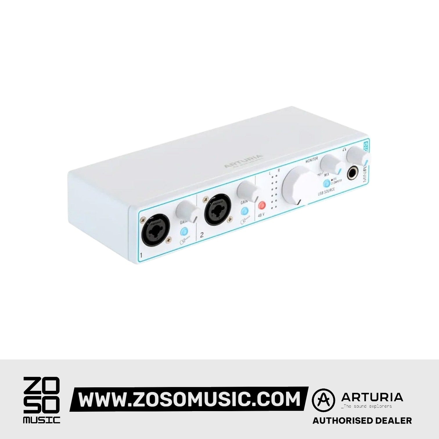 Arturia MiniFuse 2 OTG, White