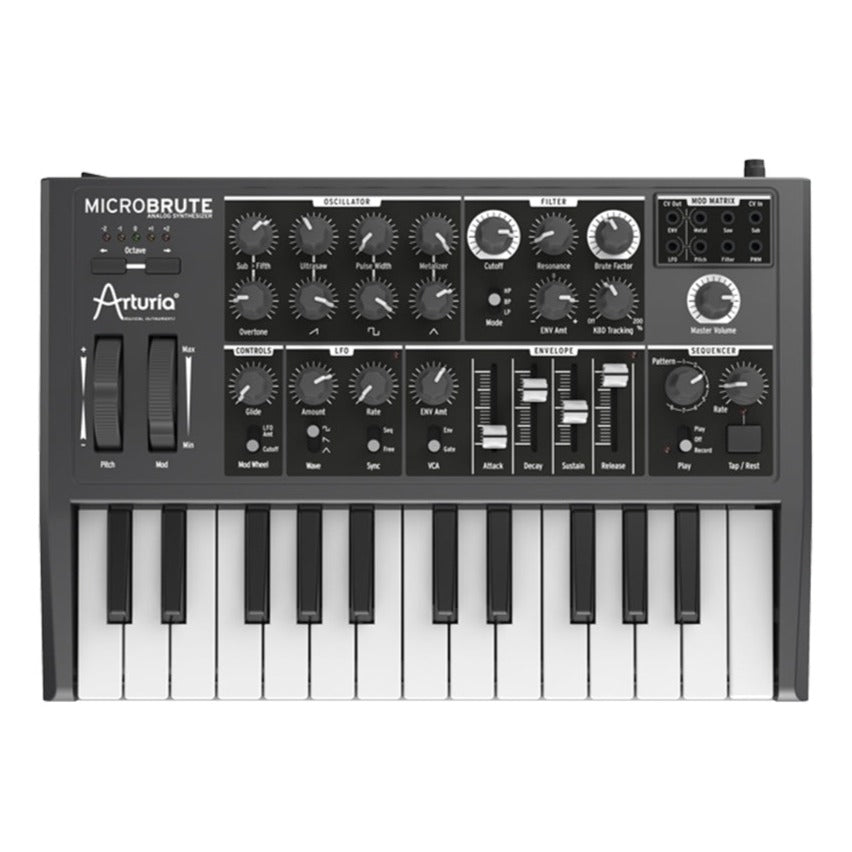 Arturia MicroBrute Analog Synthesizer Zoso Music