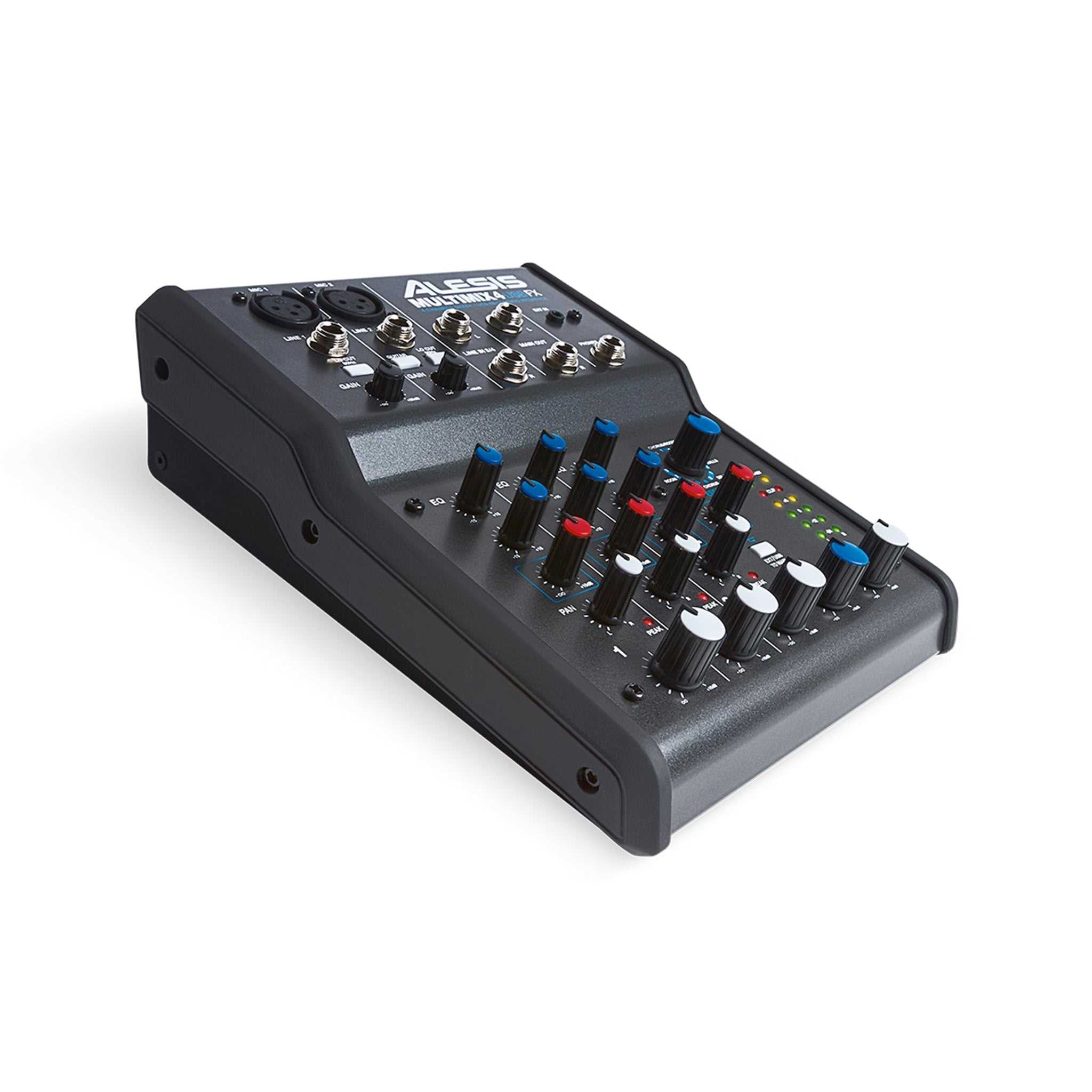 Alesis MultiMix 4 USB FX Four-channel Mixer with Effects and USB Audio