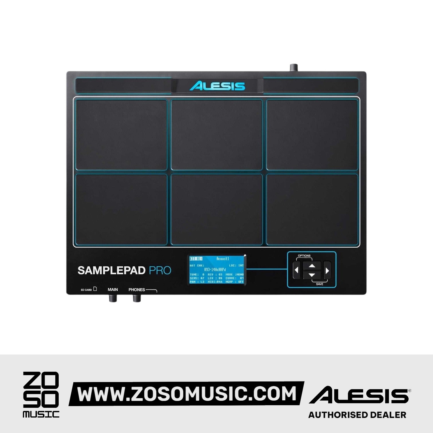 Alesis SamplePad Pro Compact Percussion Pad - Zoso Music