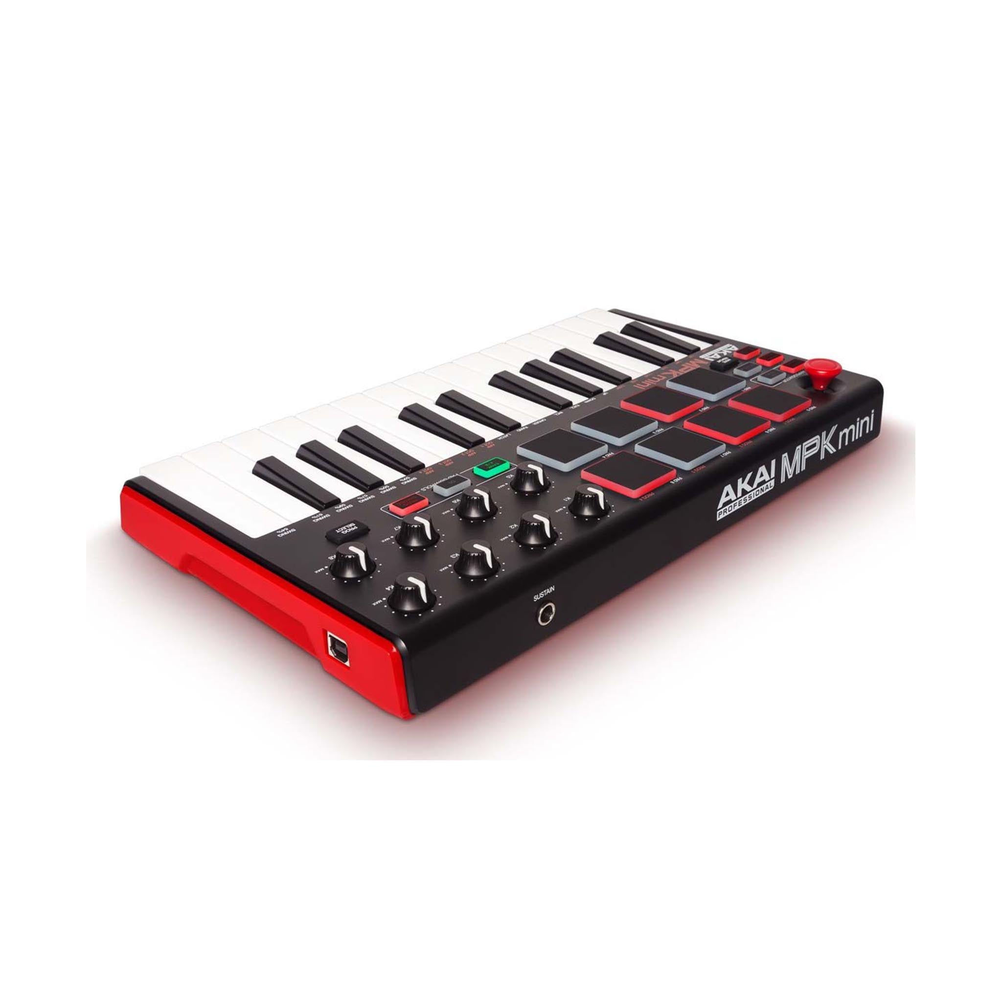 Akai MPK Mini Mk2 Compact Keyboard Controller Zoso Music
