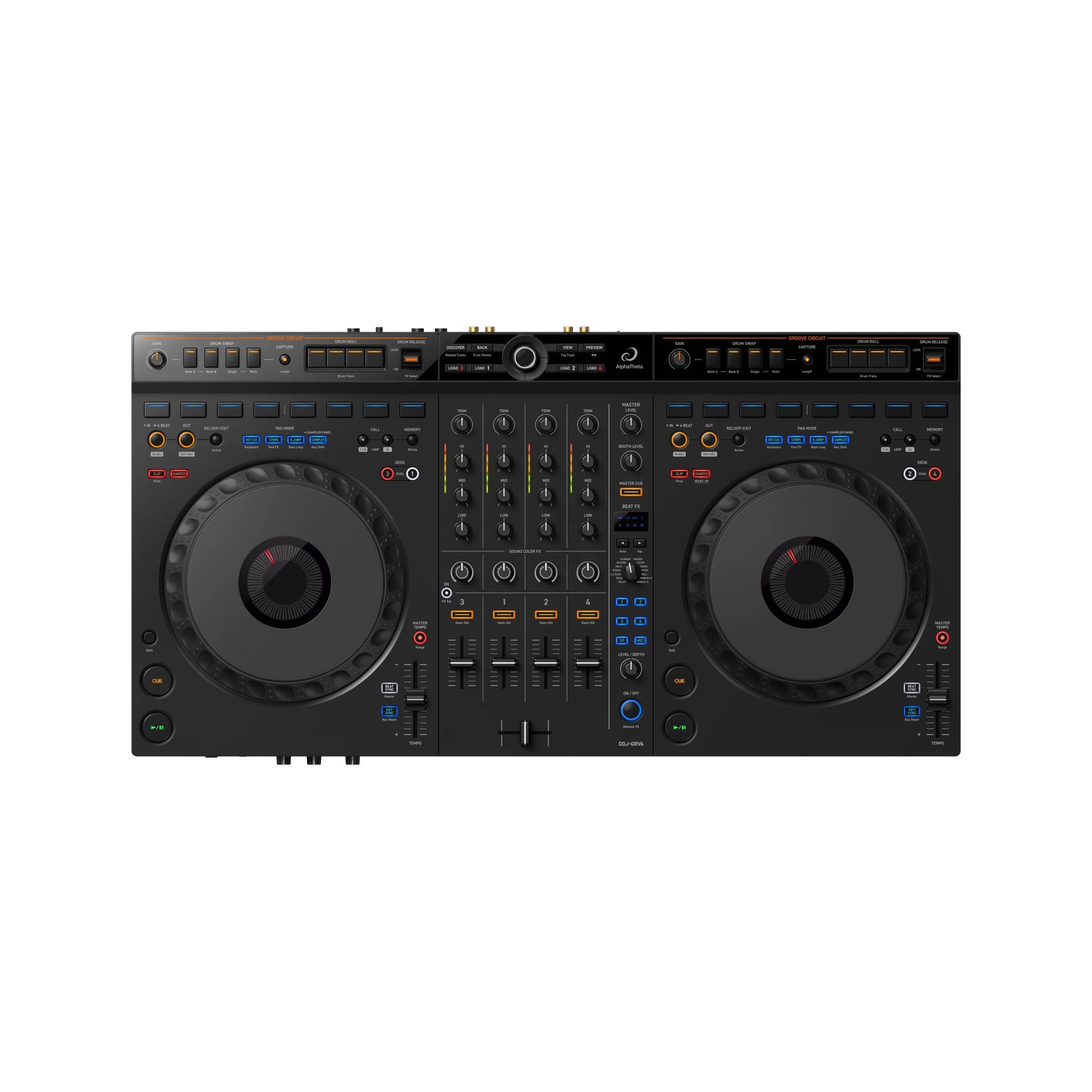 Pioneer DJ DDJ-GRV6 4-Channel DJ Controller | Zoso Music Sdn Bhd