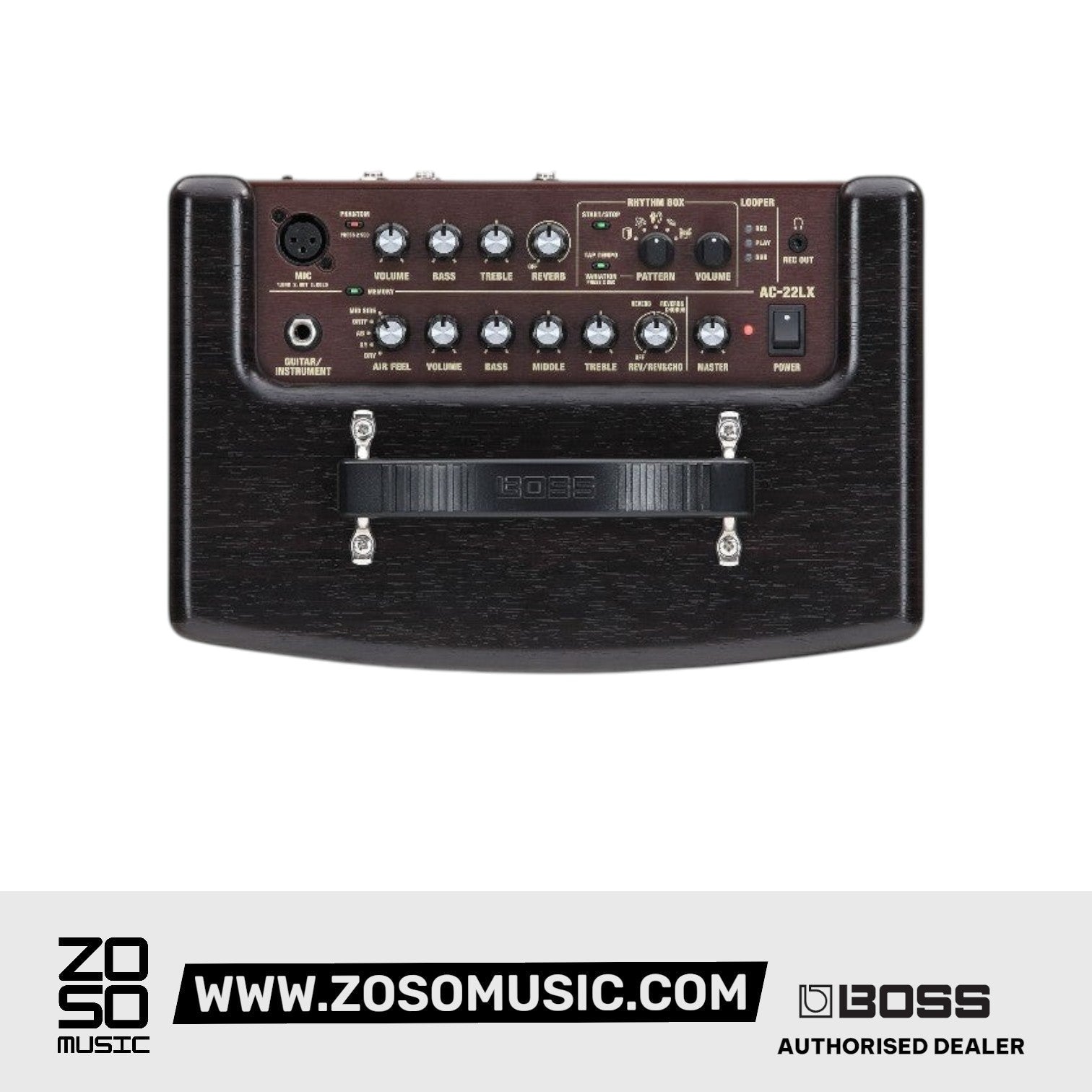 Boss AC-22 LX Acoustic Guitar Amplifier |  BOSS |  AMPLIFIER-CABINET |  Zoso Music