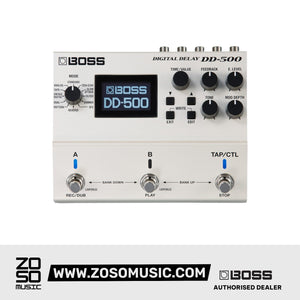 Boss DD-500 Digital Delay Guitar Effects Pedal |  BOSS |  EFFECTS |  Zoso Music