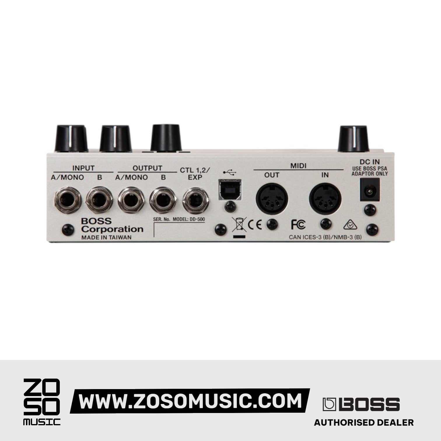 Boss DD-500 Digital Delay Guitar Effects Pedal |  BOSS |  EFFECTS |  Zoso Music