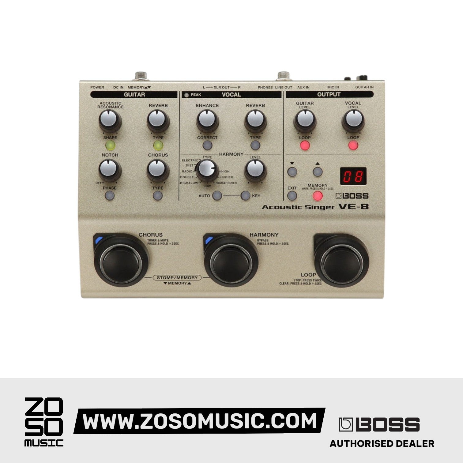 Boss VE-8 - Zoso Music