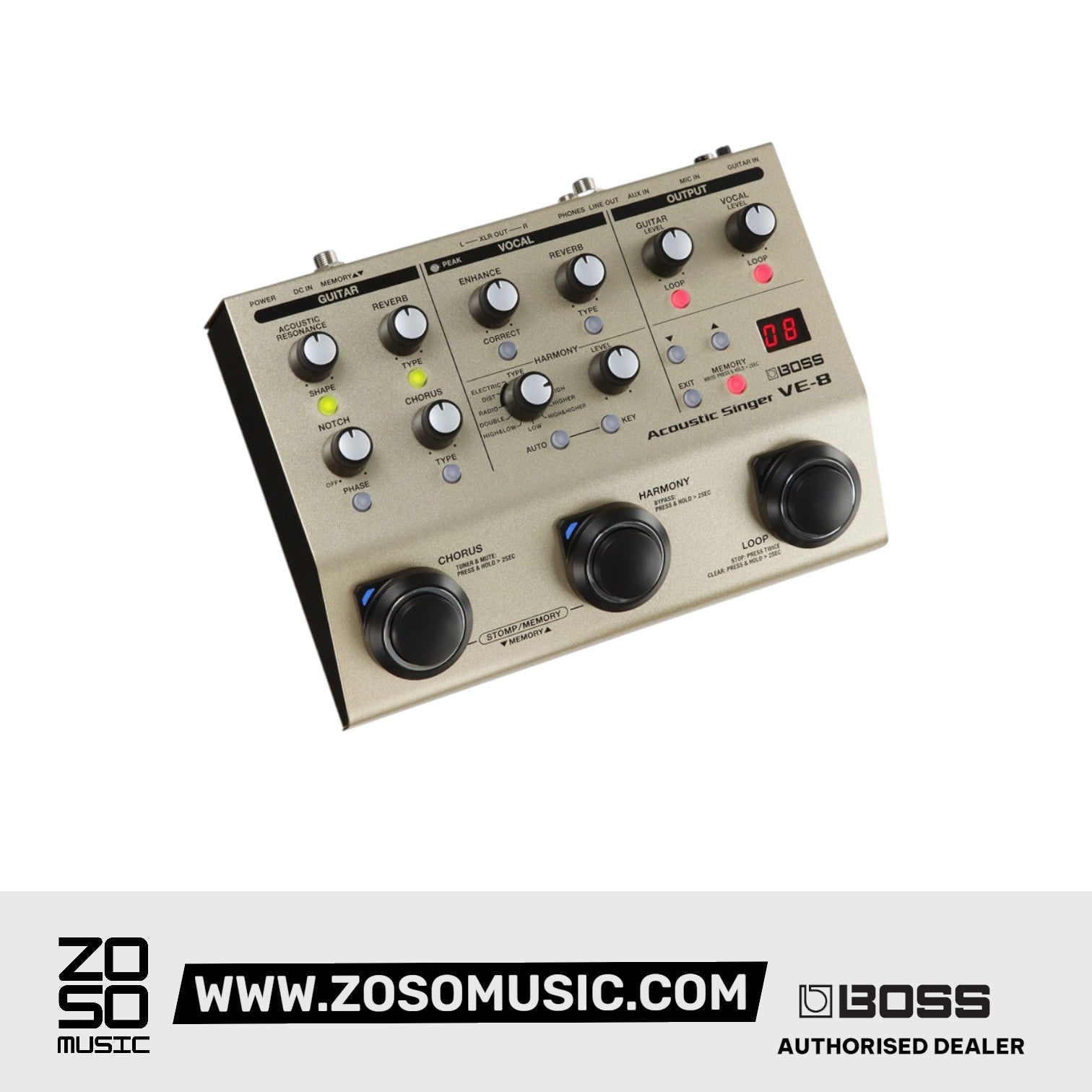 Boss VE-8 - Zoso Music