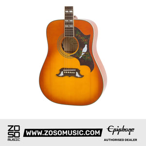 Epiphone EEDVVBNH1 Dove Studio Acoustic-Electric Guitar - Violinburst |  EPIPHONE |  ACOUSTIC GUITAR |  Zoso Music