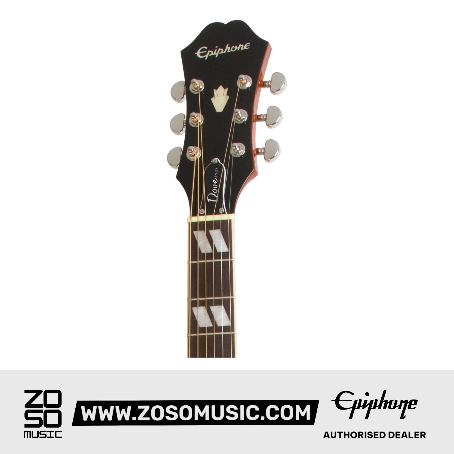 Epiphone EEDVVBNH1 Dove Studio Acoustic-Electric Guitar - Violinburst |  EPIPHONE |  ACOUSTIC GUITAR |  Zoso Music