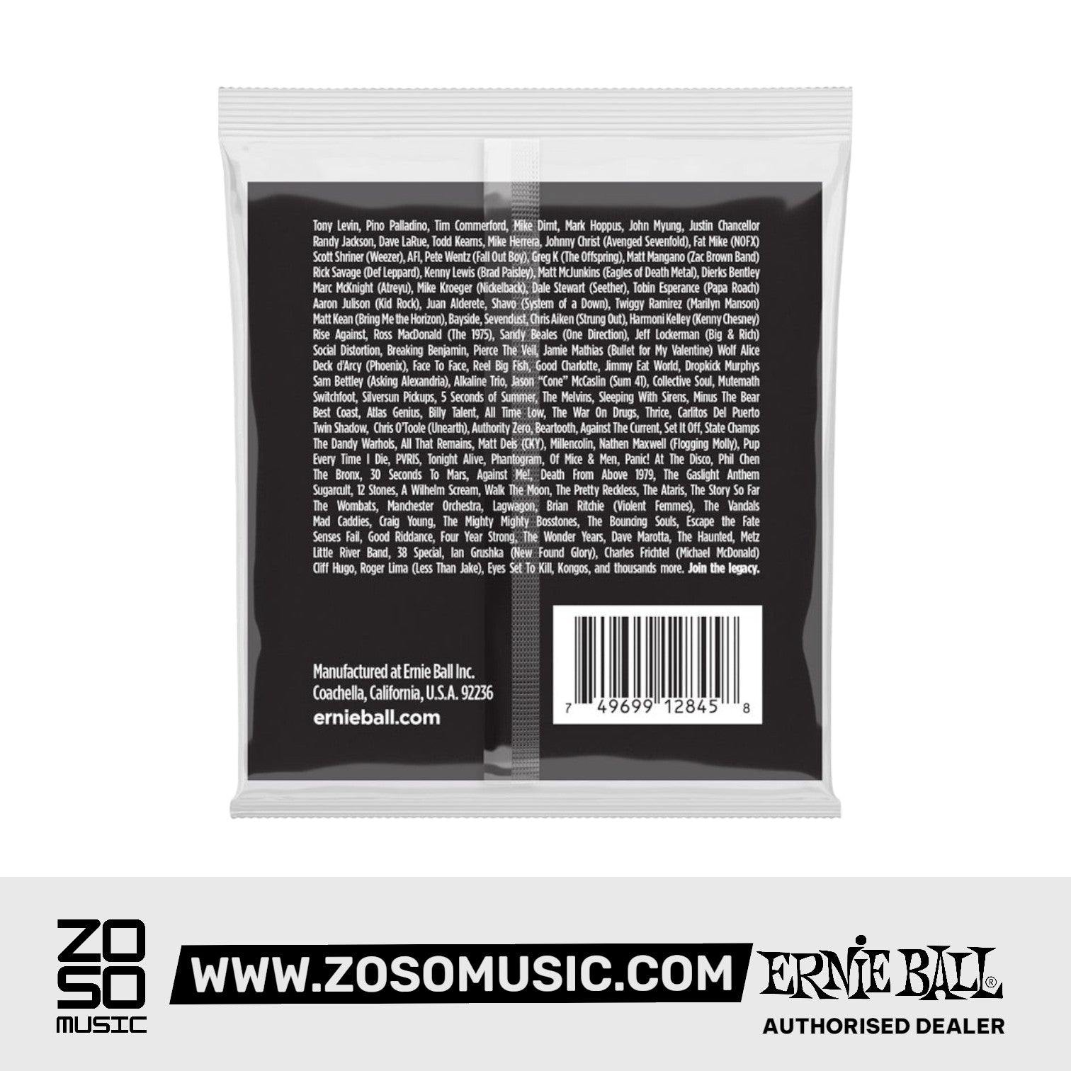 Ernie Ball Extra Slinky Stainless Steel Electric Bass Strings, 40-95 |  ERNIE BALL |  STRINGS-BASS GUITAR |  Zoso Music