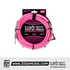Zoso Music Ernie Ball 10ft pink braided instrument cable with straight to angle connectors in retail packaging