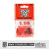 Ernie Ball Everlast Delrin 1.14mm Guitar Picks, Red, 12-Pack