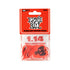 Ernie Ball Everlast Delrin 1.14mm Guitar Picks, Red, 12-Pack