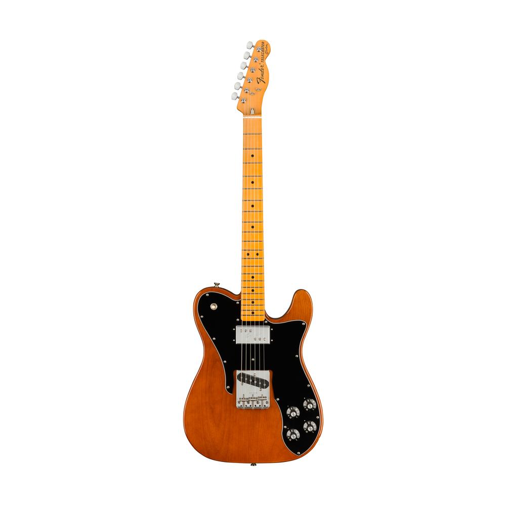 Fender American Original 70s Telecaster Custom Electric Guitar, RW FB, Mocha