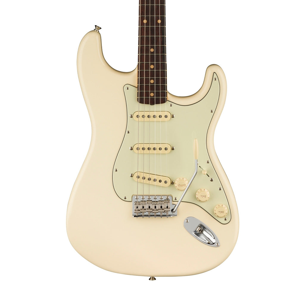 Fender American Vintage II 61 Stratocaster Electric Guitar, RW FB, Olympic White | Zoso Music Sdn Bhd