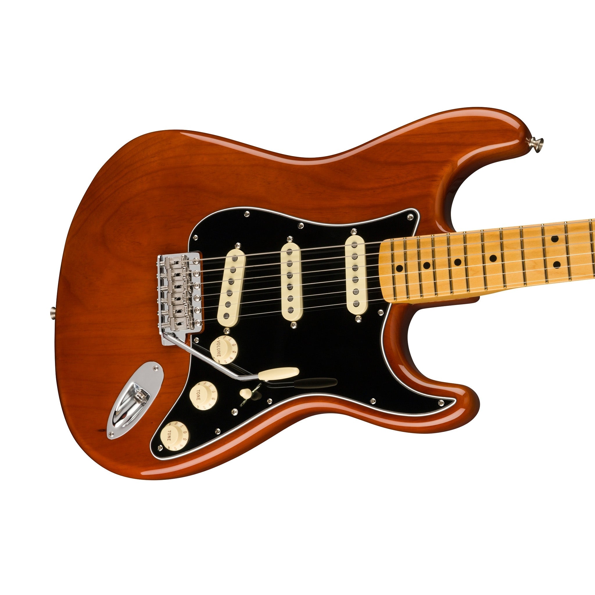 Fender American Vintage II 73 Stratocaster Electric Guitar, Maple FB, Mocha