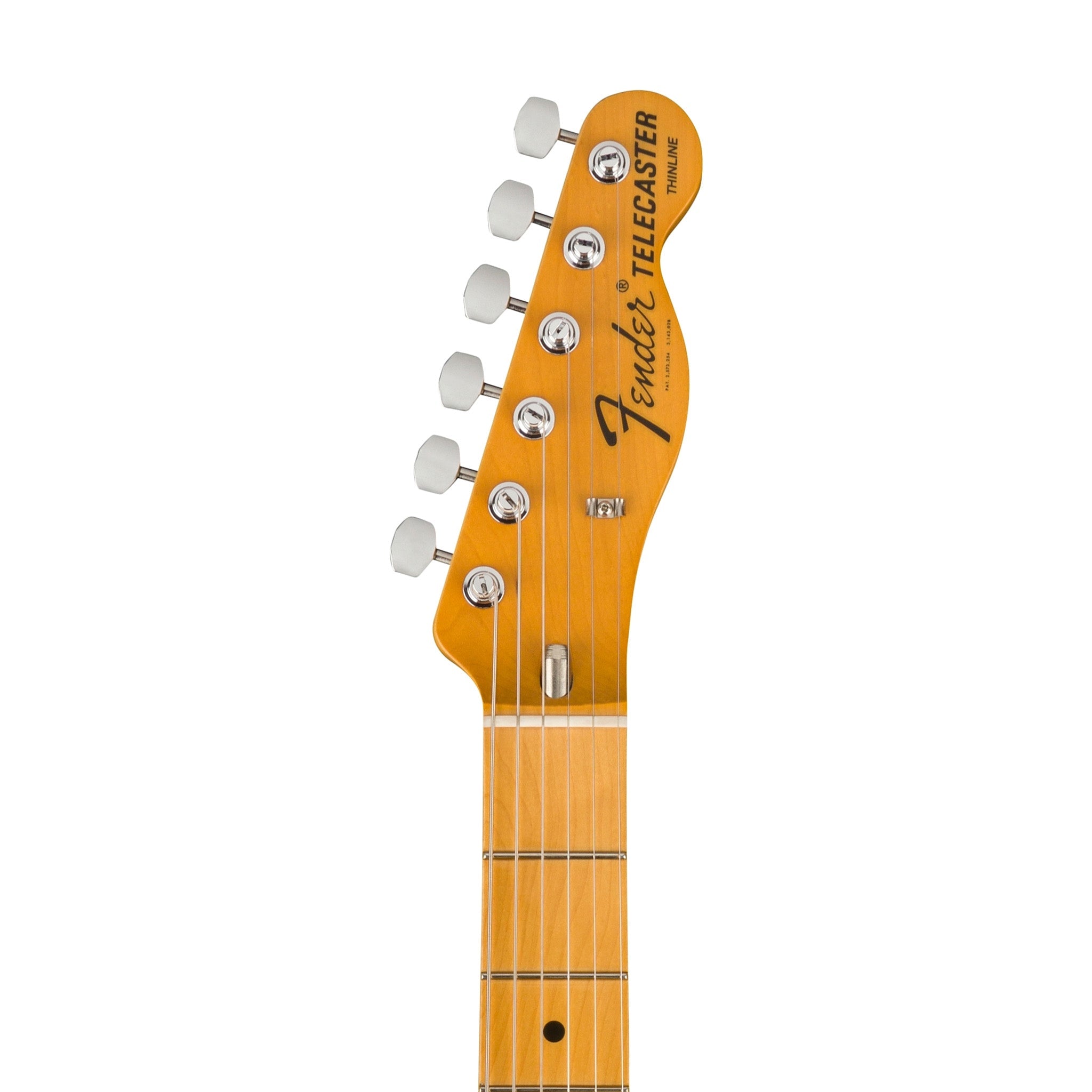 Fender American Vintage II 72 Telecaster Thinline Electric Guitar, Maple FB, Lake Placid Blue