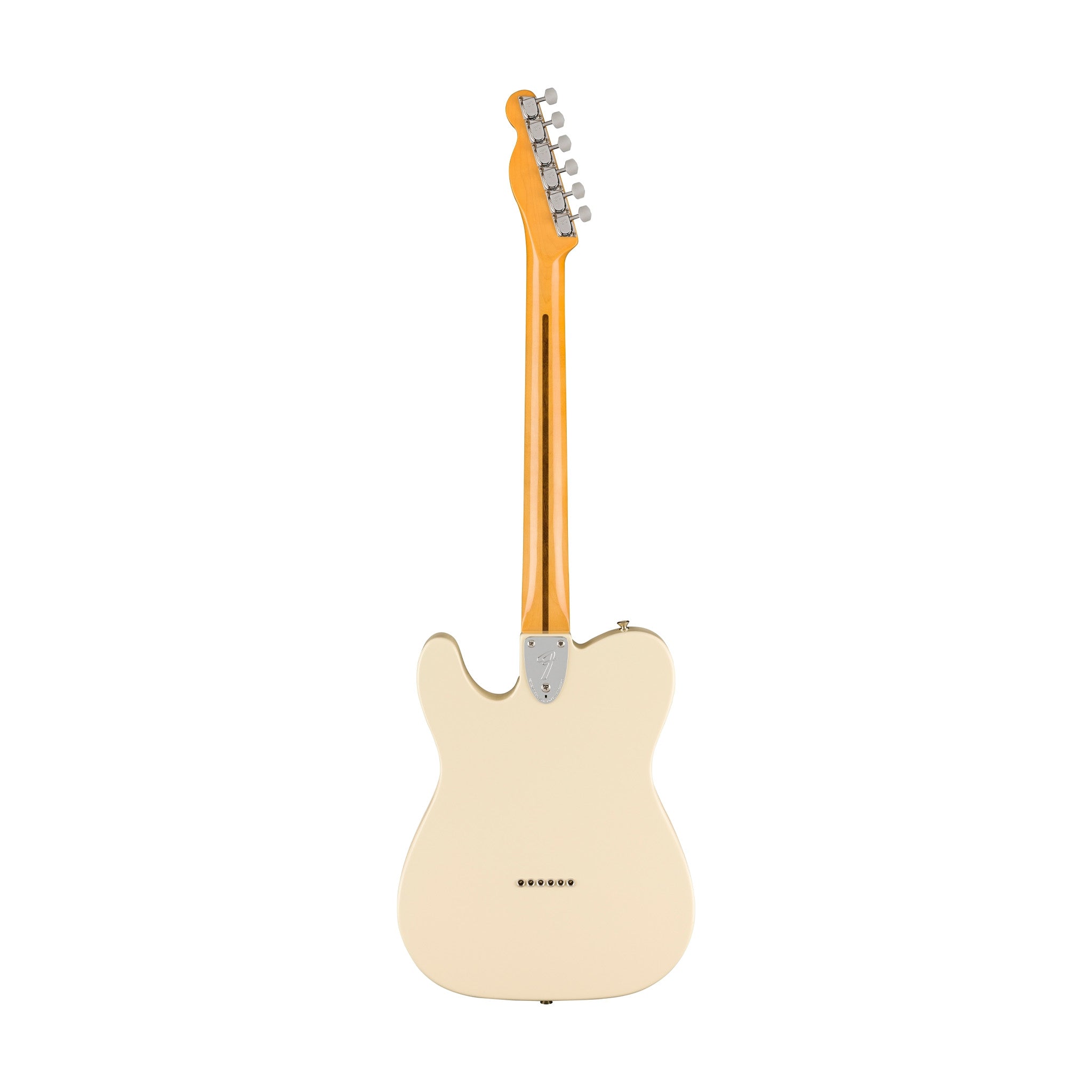 Fender American Vintage II 77 Telecaster Custom Electric Guitar, RW FB, Olympic White