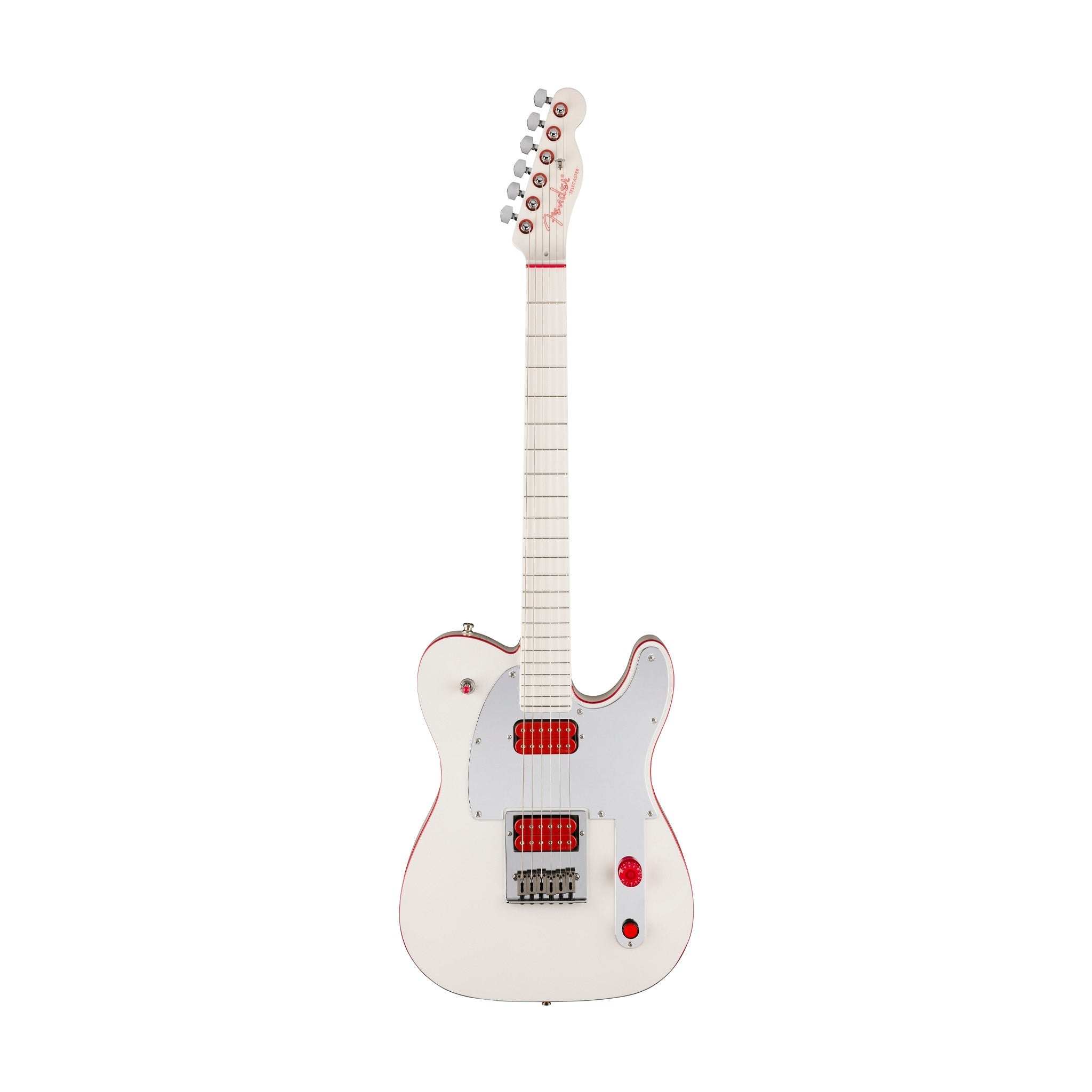 Fender John 5 Ghost Telecaster Electric Guitar, Maple FB, Arctic White |  FENDER |  BASS GUITAR |  Zoso Music
