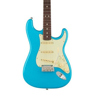 Fender American Professional II Stratocaster Electric Guitar, RW FB, Miami Blue |  FENDER |  ELECTRIC GUITAR |  Zoso Music