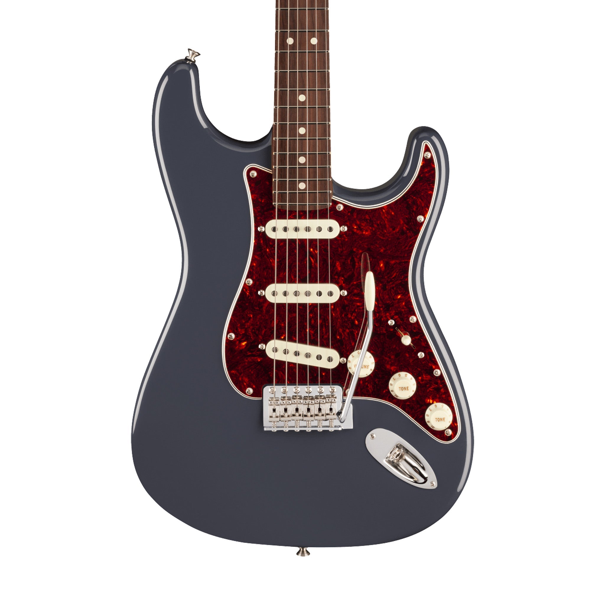 Fender American Professional Classic Stratocaster Electric Guitar, RW FB, Faded Black | Zoso Music Sdn Bhd