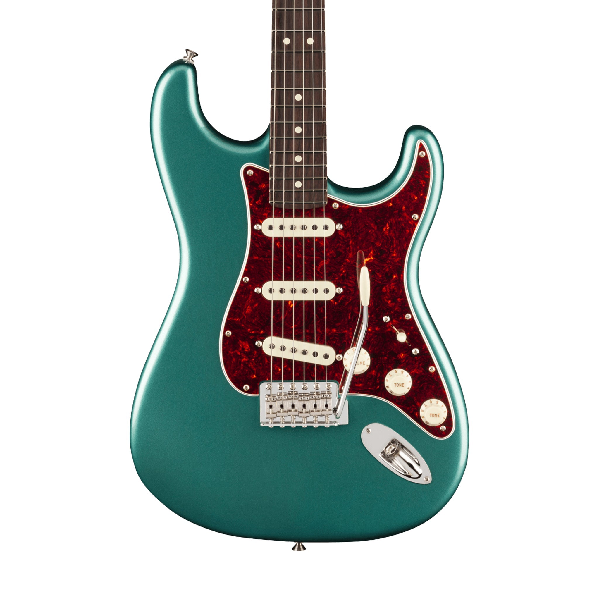Fender American Professional Classic Stratocaster Guitar, RW FB, Faded Sherwood Green Metallic | Zoso Music Sdn Bhd