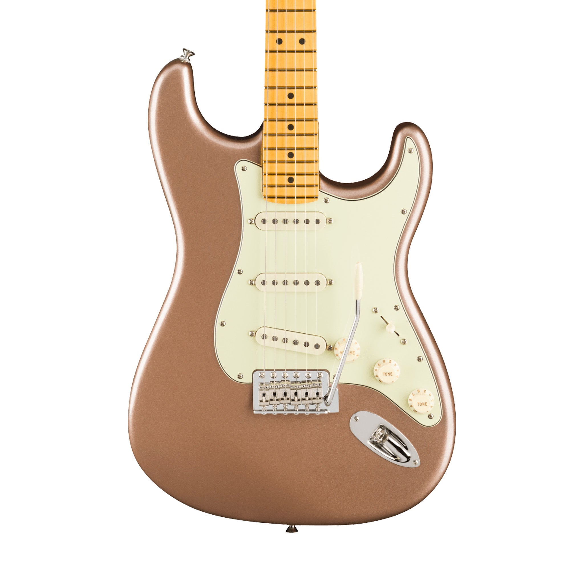 Fender American Professional Classic Stratocaster Electric Guitar, Maple FB, Faded Firemist Gold | Zoso Music Sdn Bhd