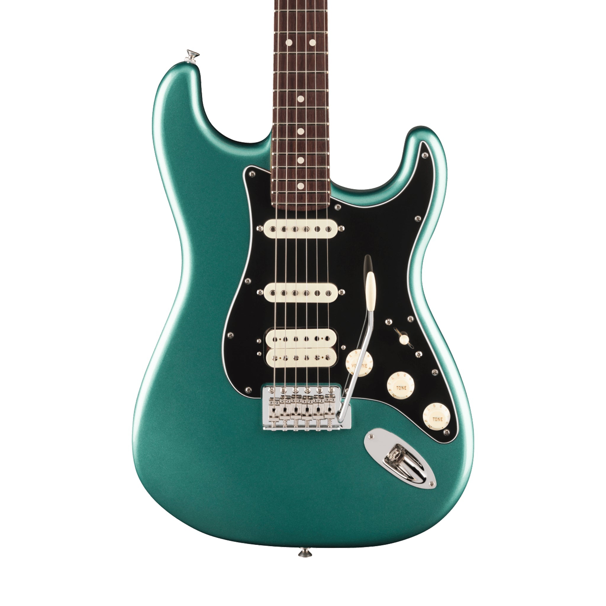 Fender American Professional Classic Stratocaster HSS Guitar, RW FB, Faded Sherwood Green Metallic | Zoso Music Sdn Bdh