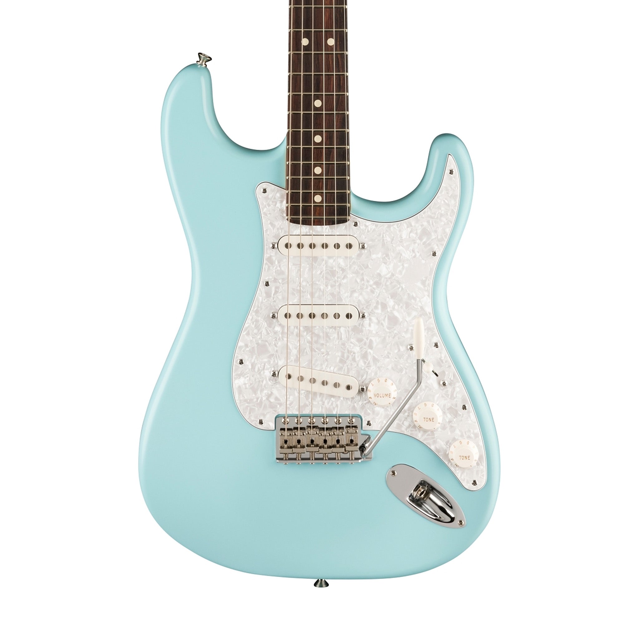 Fender Limited Edition Cory Wong Stratocaster Electric Guitar, RW FB, Daphne Blue | Zoso Music Sdn Bhd