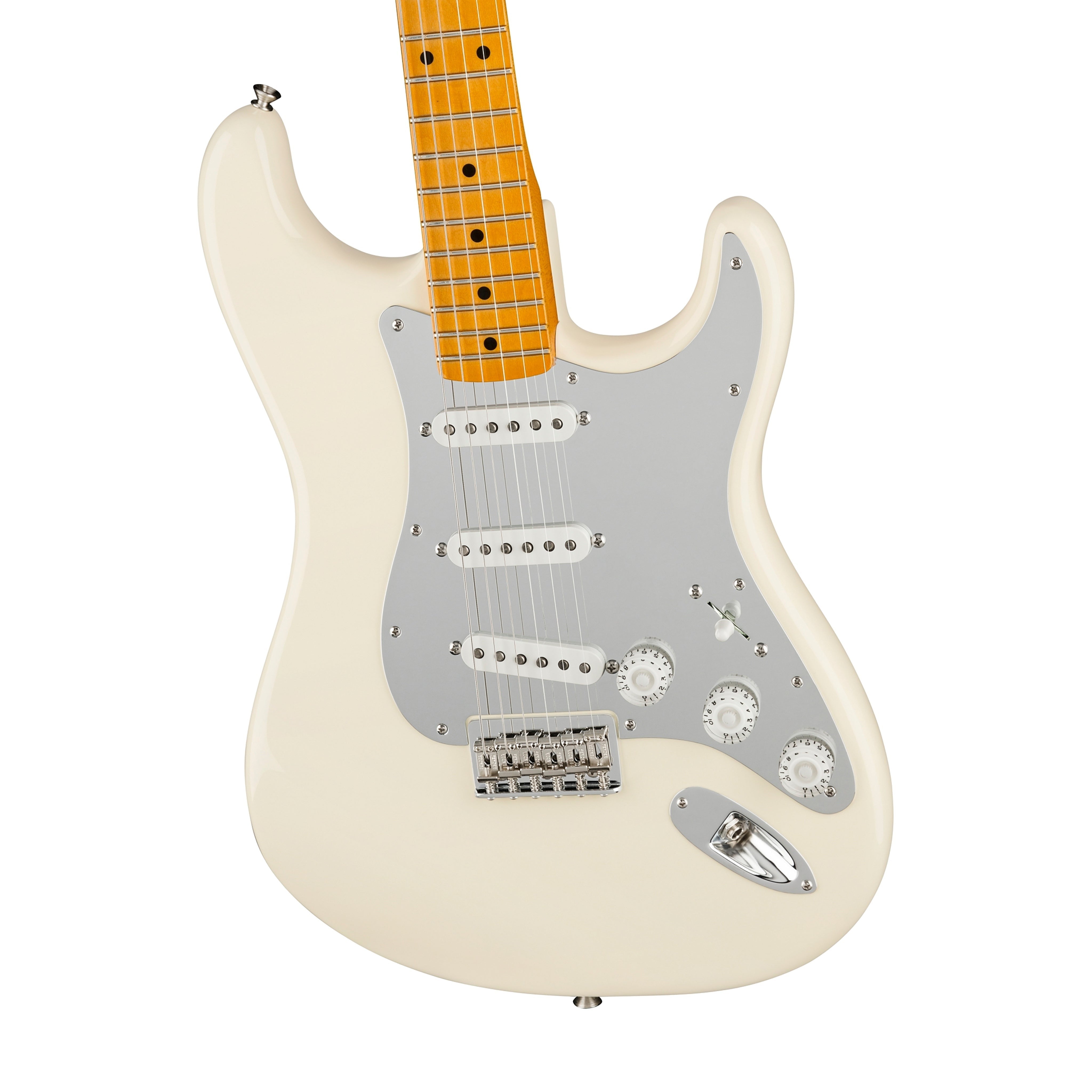 Fender Nile Rodgers Stratocaster Electric Guitar, Olympic White |  FENDER |  BASS GUITAR |  Zoso Music