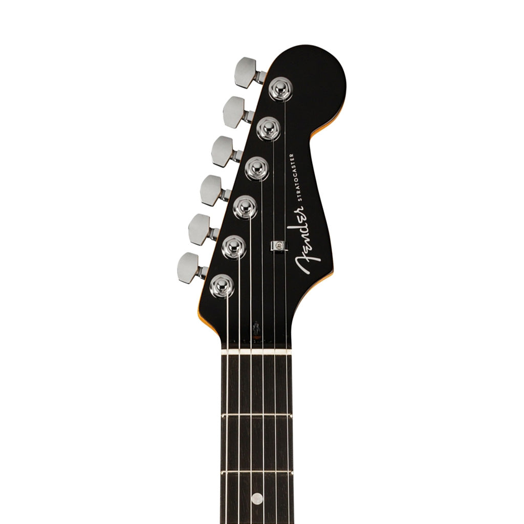 Fender American Ultra Limited Edition Stratocaster Electric Guitar, Ebony FB, Denim Burst