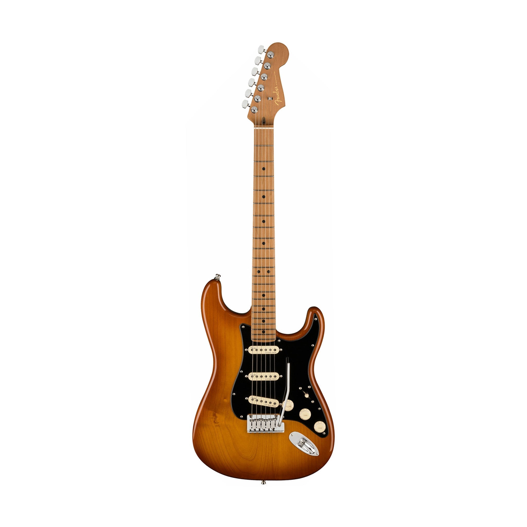 Fender American Ultra Stratocaster Electric Guitar, Roasted Maple FB, Honeyburst |  FENDER |  ELECTRIC GUITAR |  Zoso Music
