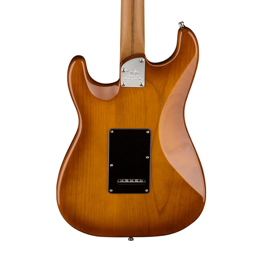 Fender American Ultra Stratocaster Electric Guitar, Roasted Maple FB, Honeyburst |  FENDER |  ELECTRIC GUITAR |  Zoso Music