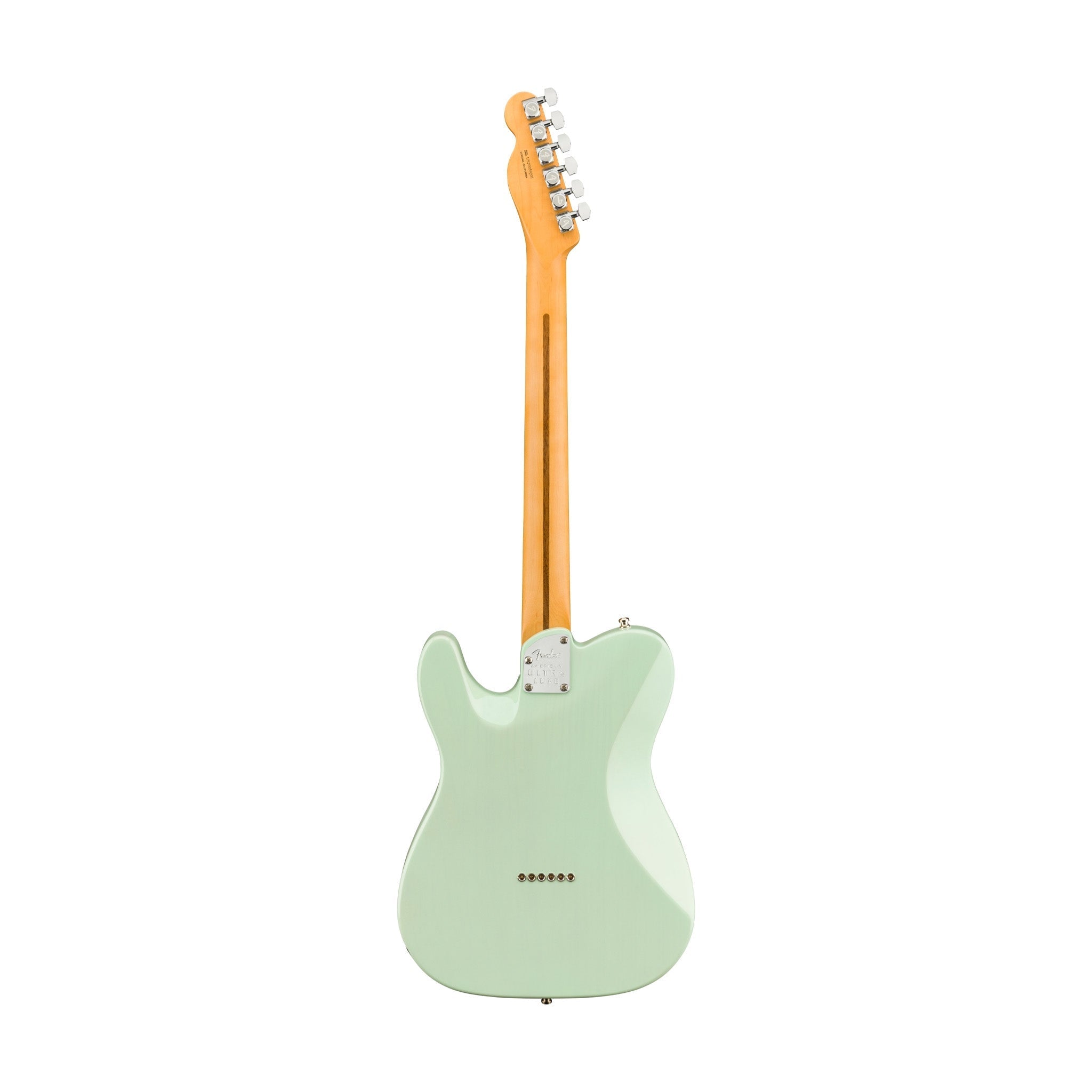 Fender American Ultra Luxe Telecaster Electric Guitar, RW FB, Transparent Surf Green |  FENDER |  ELECTRIC GUITAR |  Zoso Music