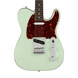 Fender American Ultra Luxe Telecaster Electric Guitar, RW FB, Transparent Surf Green | Zoso Music Sdn Bhd