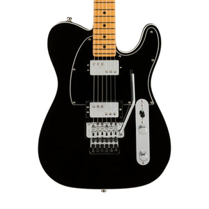 Fender American Ultra Luxe Telecaster Floyd Rose HH Electric Guitar, Maple FB, Mystic Black |  FENDER |  ELECTRIC GUITAR |  Zoso Music