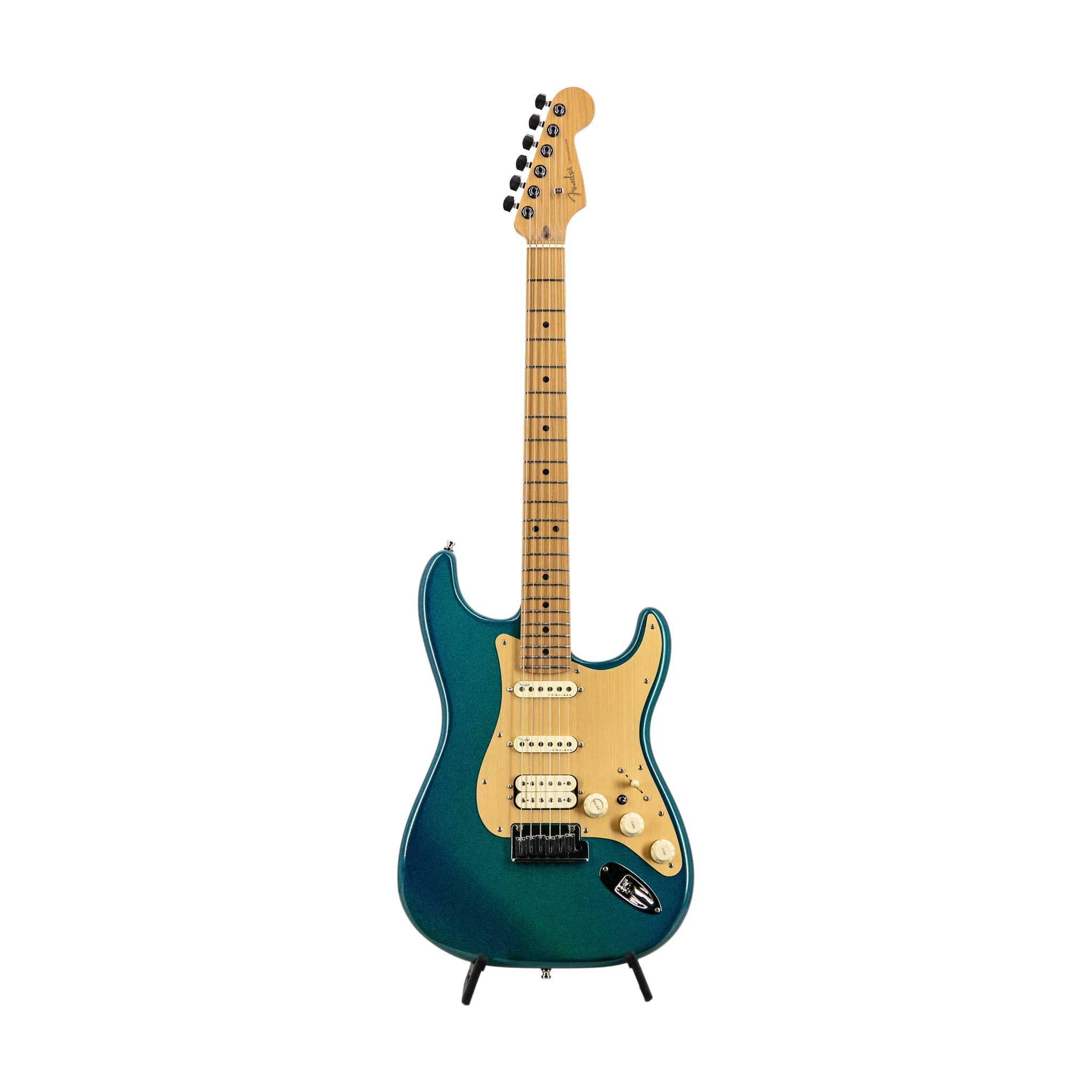 Fender FSR American Ultra II Stratocaster HSS Electric Guitar, Roasted Maple FB, Aurora Metallic |  FENDER |  ELECTRIC GUITAR |  Zoso Music