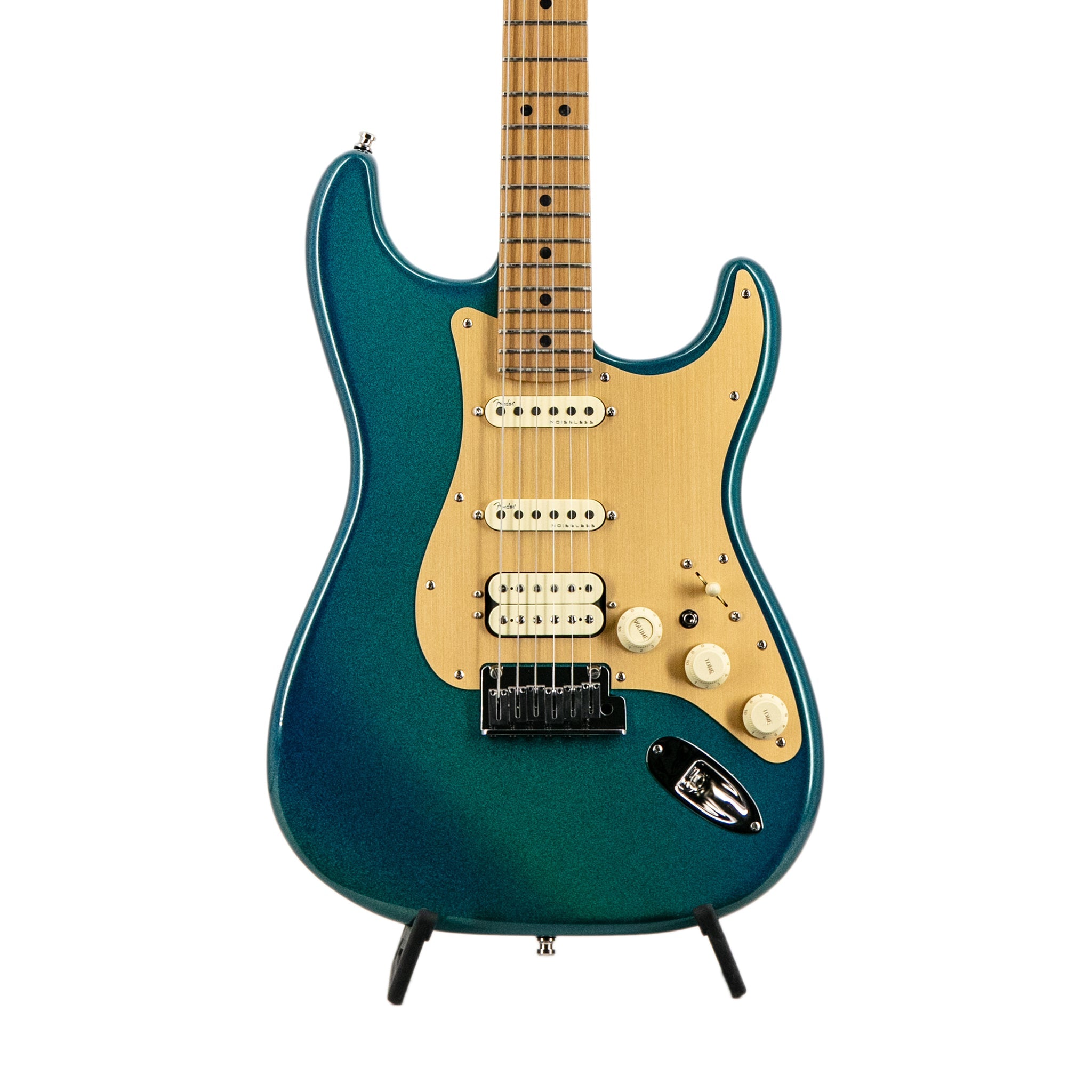 Fender FSR American Ultra II Stratocaster HSS Electric Guitar, Roasted Maple FB, Aurora Metallic | Zoso Music Sdn Bhd