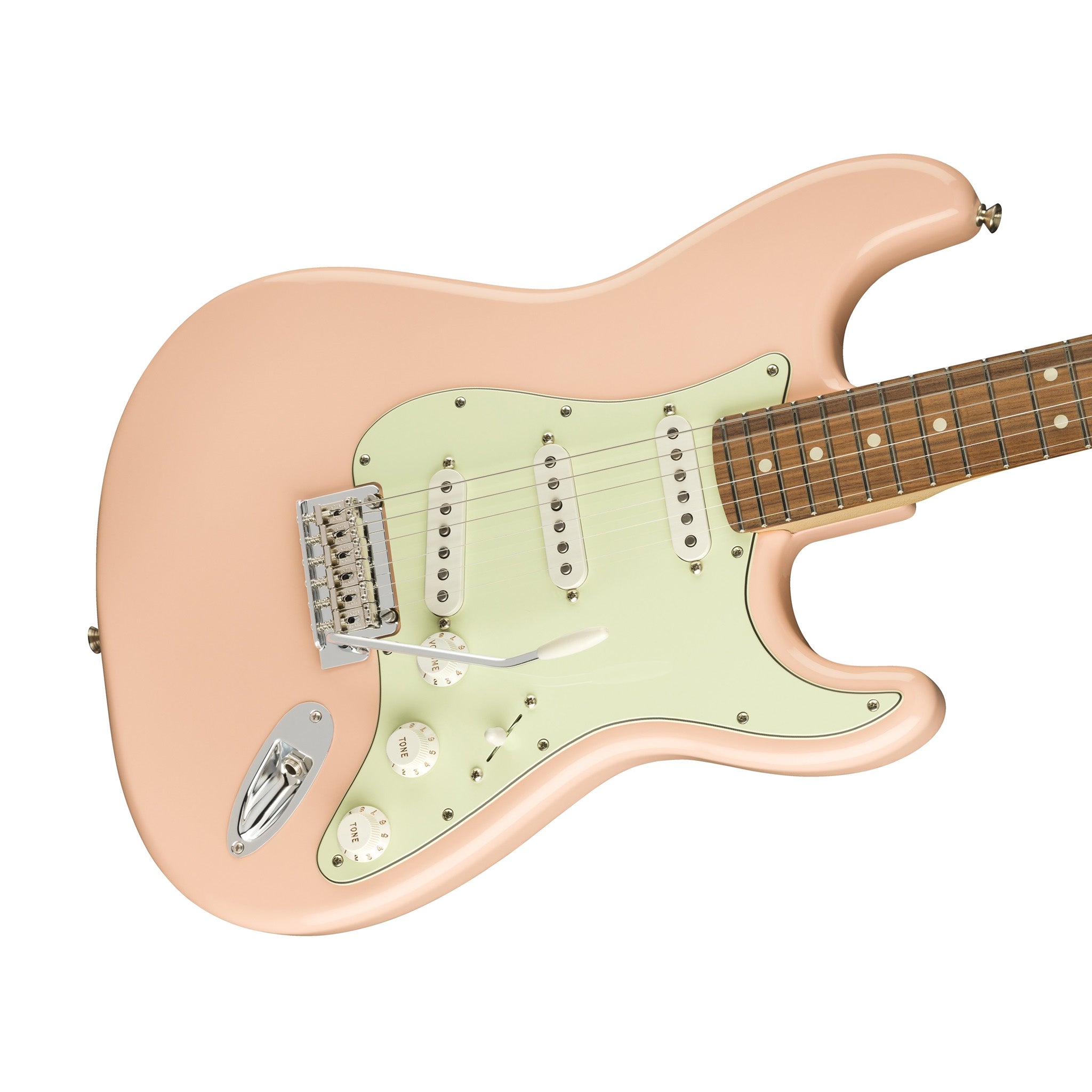Fender Limited Edition Player Stratocaster Electric Guitar, Pau Ferro FB, Shell Pink