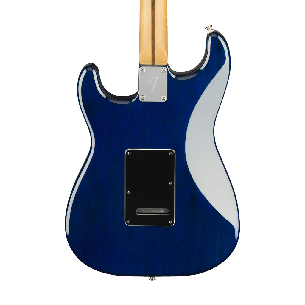 Fender Limited Edition Player HSS Stratocaster Plus Top Electric Guitar, Maple FB, Blue Burst