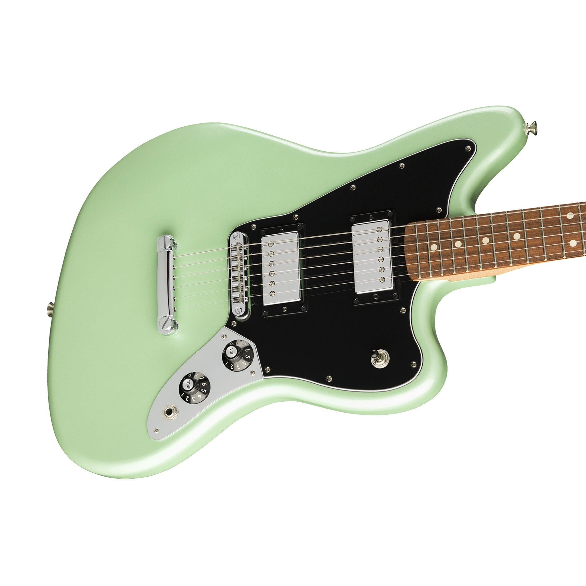 Fender Limited Edition Player Jaguar HH Electric Guitar, Pau Ferro FB, Seafoam Pearl