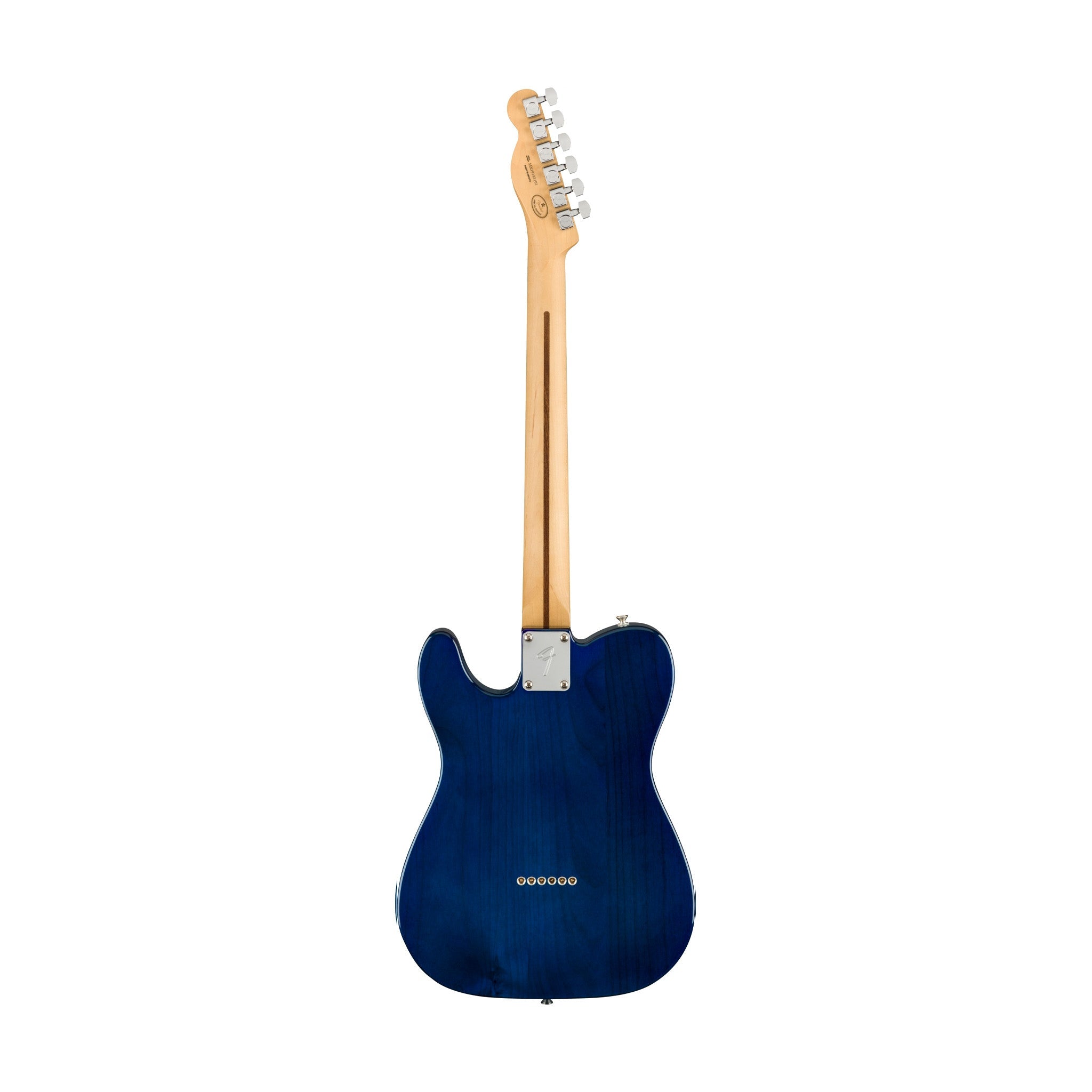 Fender Limited Edition Player Plus Top Telecaster Electric Guitar, Maple FB, Blue Burst