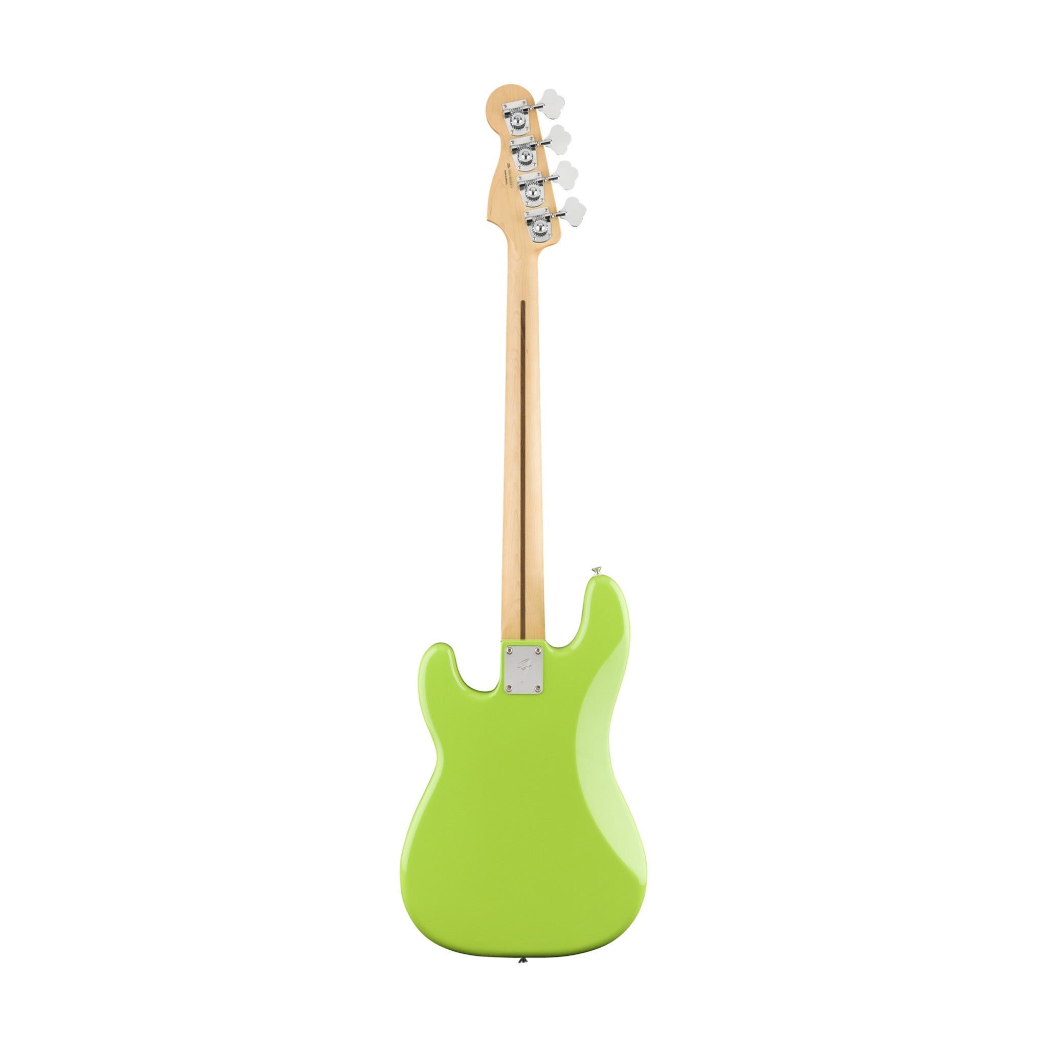 Fender Limited Edition Player Precision Bass Guitar, Maple FB, Electron Green