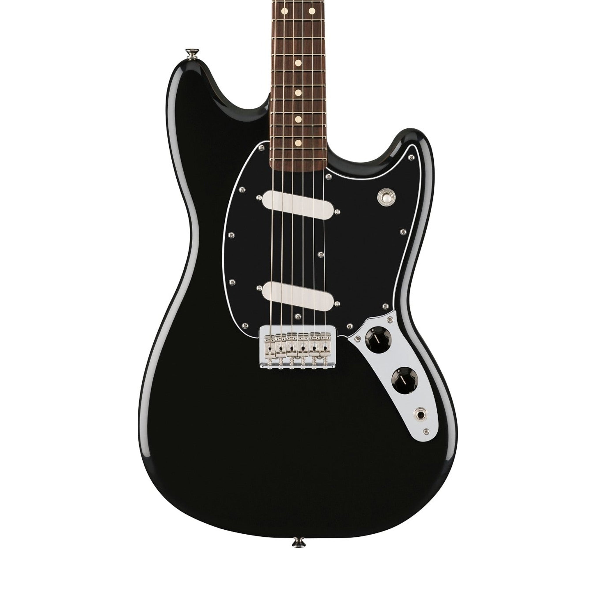 Fender Player II Mustang Electric Guitar, RW FB, Black | Zoso Music Sdn Bhd
