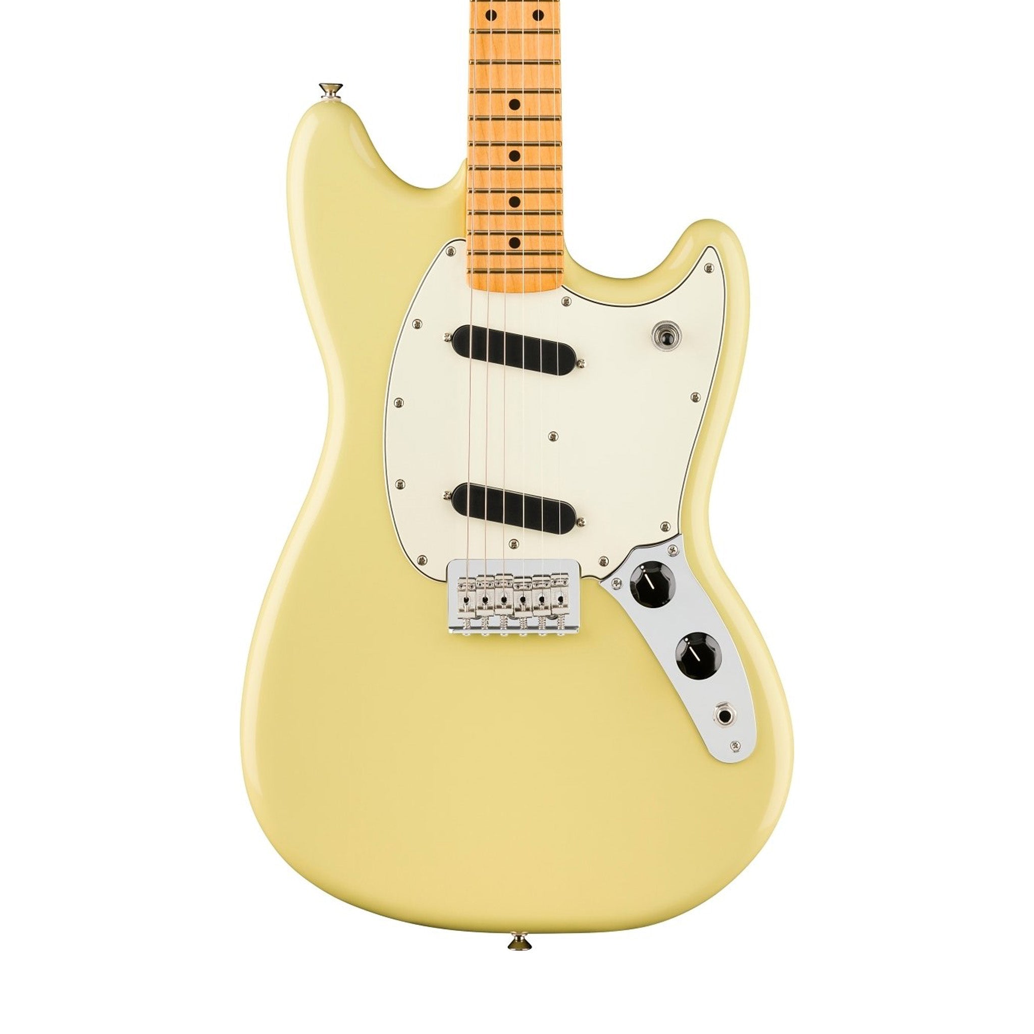 Fender Player II Mustang Electric Guitar, Maple FB, Hialeah Yellow | Zoso Music Sdn Bhd