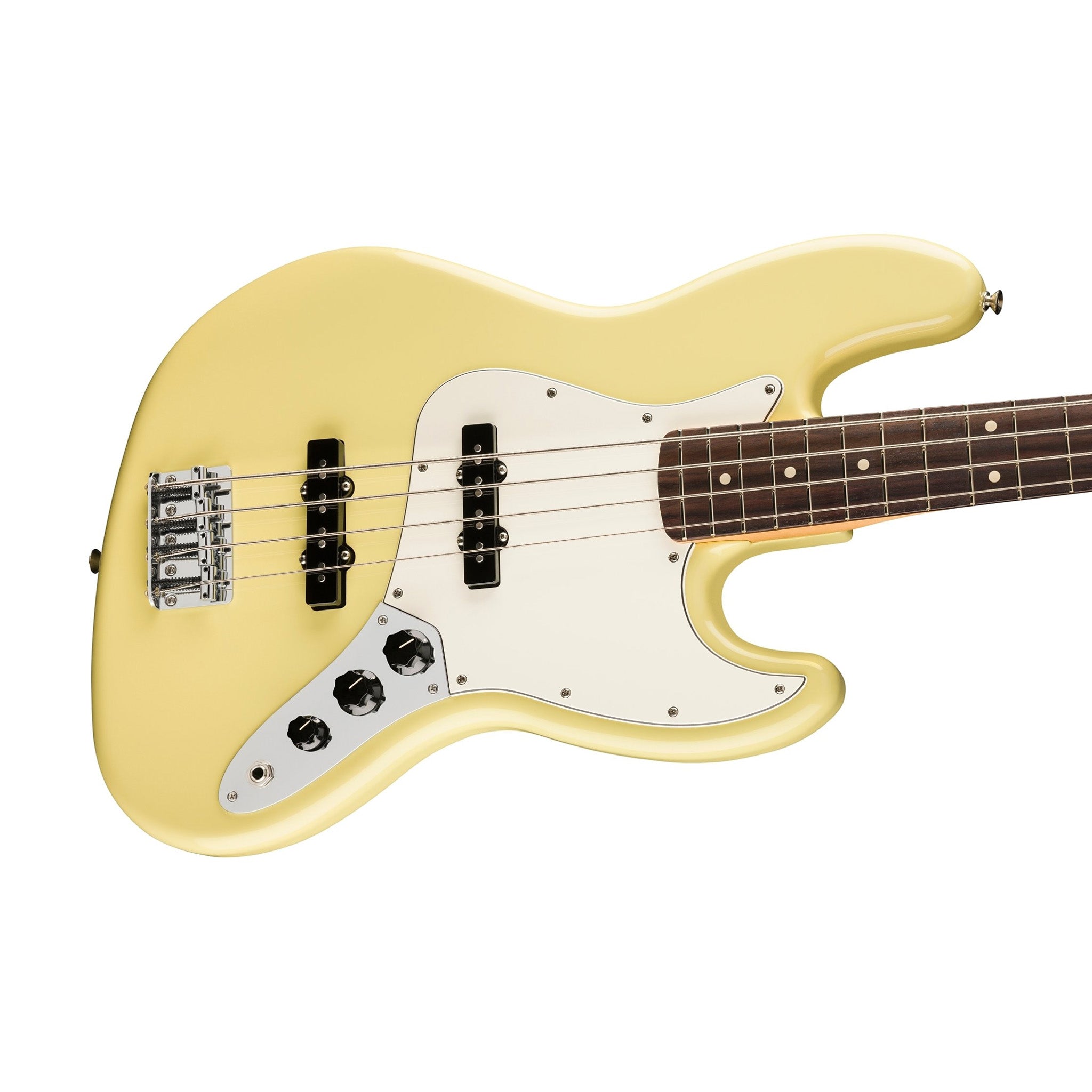Fender Player II Jazz Bass Guitar, RW FB, Hialeah Yellow |  FENDER |  ELECTRIC GUITAR |  Zoso Music