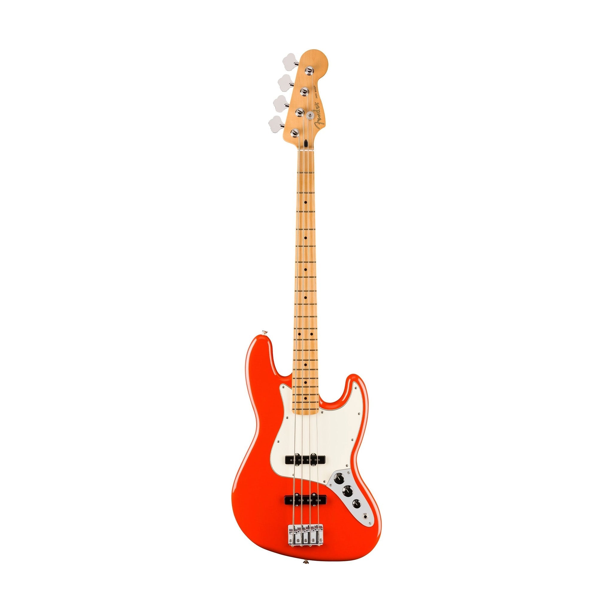 Fender Player II Jazz Bass Guitar, Maple FB, Coral Red |  FENDER |  ELECTRIC GUITAR |  Zoso Music