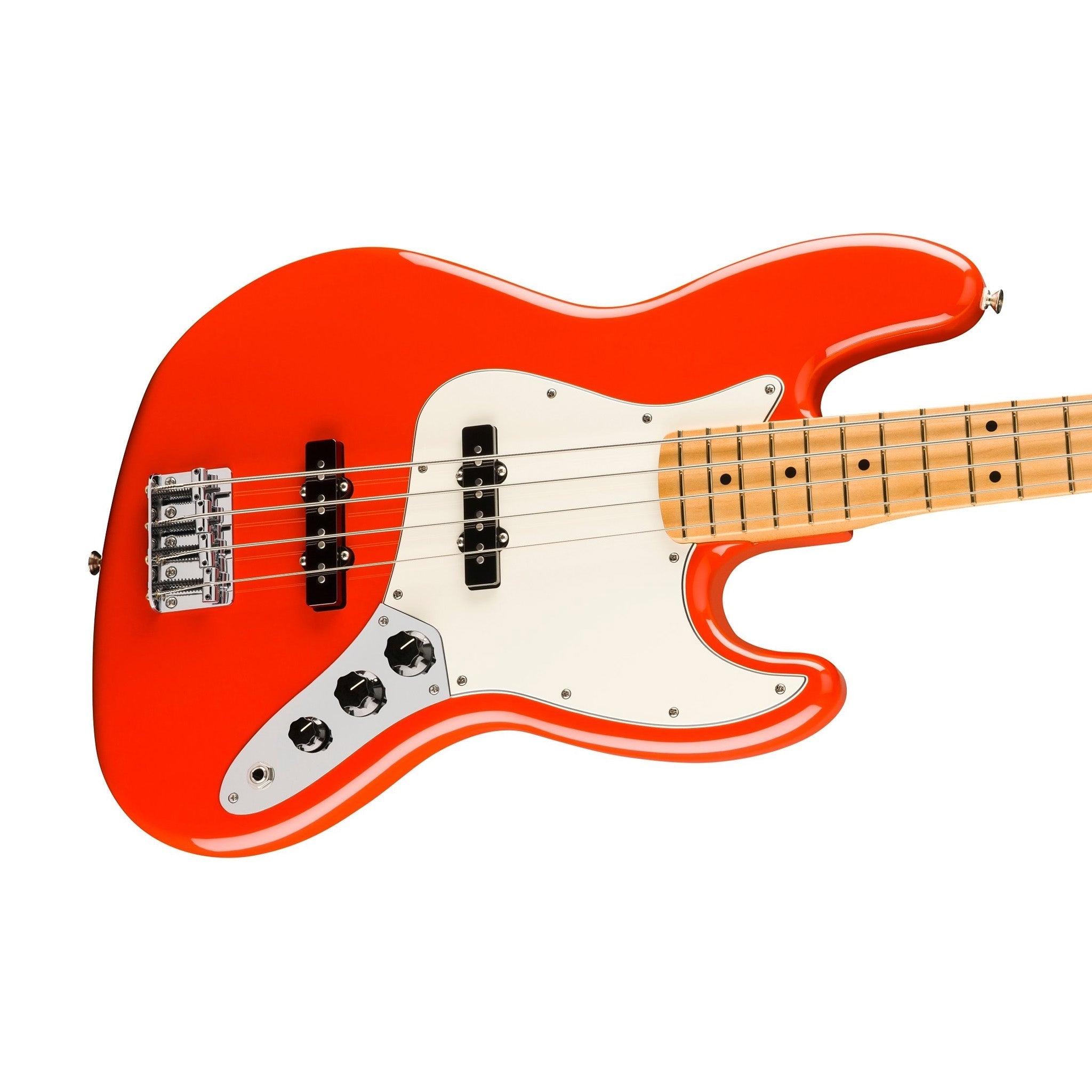 Fender Player II Jazz Bass Guitar, Maple FB, Coral Red |  FENDER |  ELECTRIC GUITAR |  Zoso Music